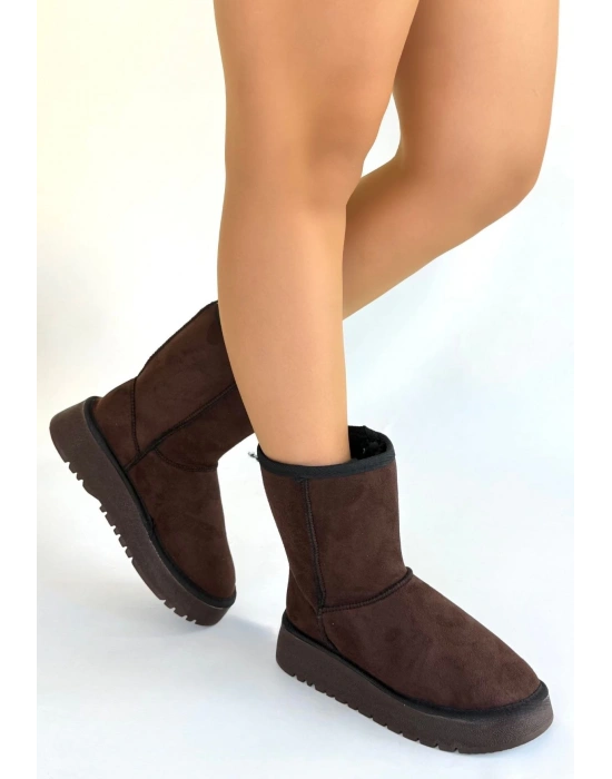 Sophia Kahverengi Süet Bot