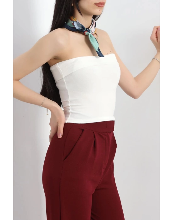 Straplez Bluz Ekru - 30289.251.
