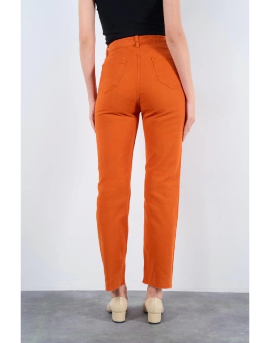 Strong Düz Pantolon - Oranj