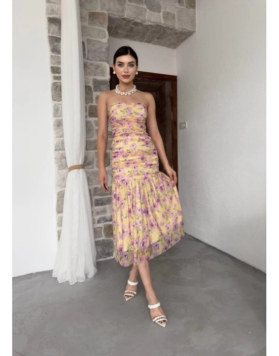 Talia Straplez Elbise