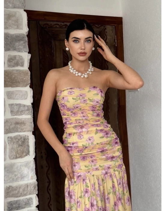 Talia Straplez Elbise