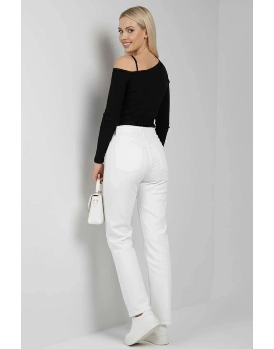 Tek Omuz İpli Bluz Siyah T4328