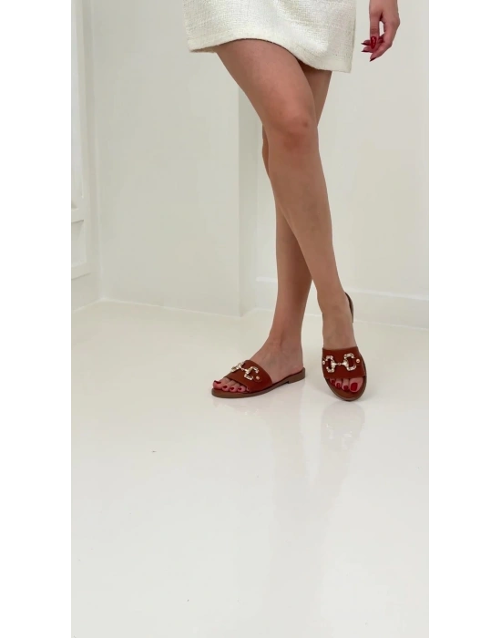 Toha Taba Cilt Tokalı Terlik