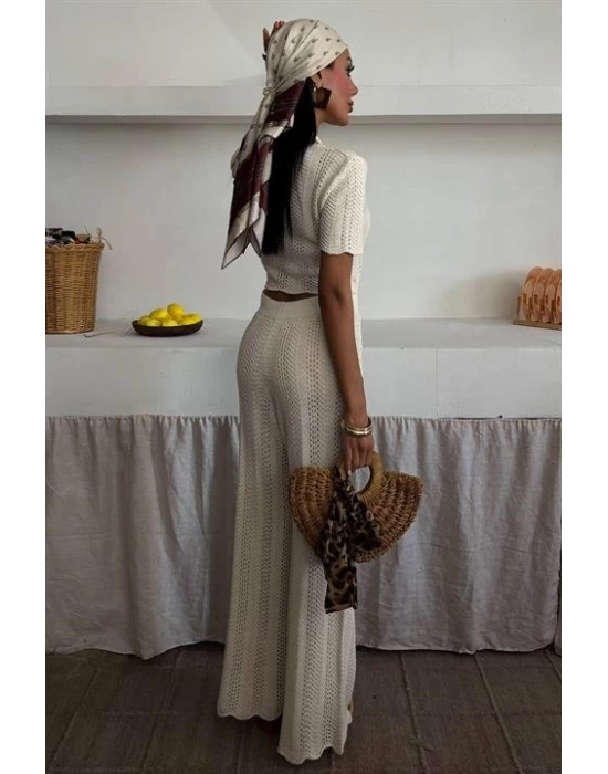 Triko Bluz Pantolon İkili Takım 10084-025
