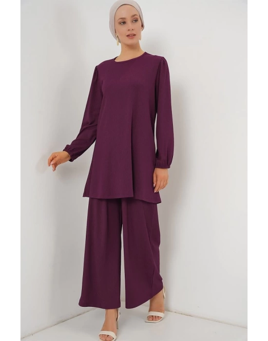 Tunik Pantolon Alt Üst Takım 6663 - Mor