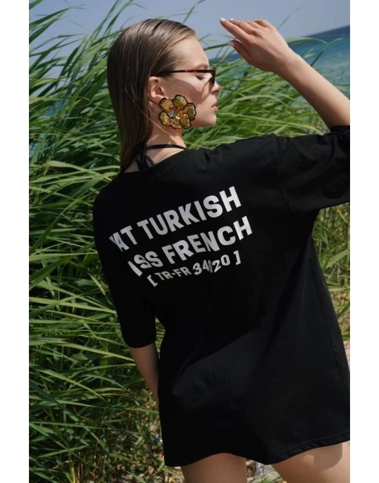 Turkish Sırt Baskılı Oversize T-Shirt