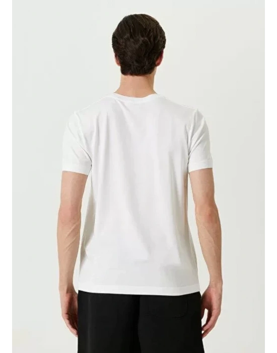 Unisex Basic Bisiklet Yaka Regular T-Shirt - Beyaz