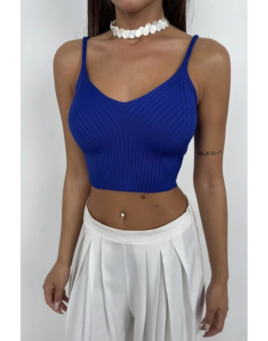 V Yaka Crop Bluz