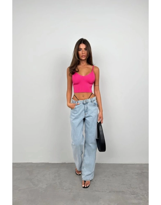 V Yaka Crop Bluz