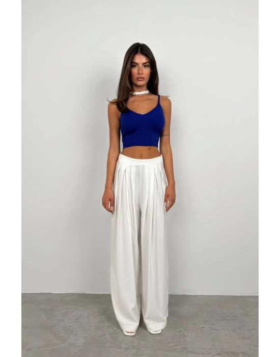 V Yaka Crop Bluz