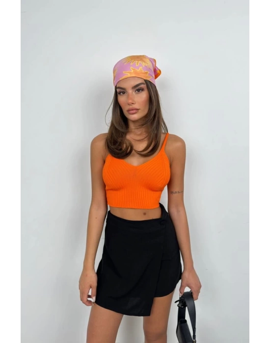 V Yaka Crop Bluz