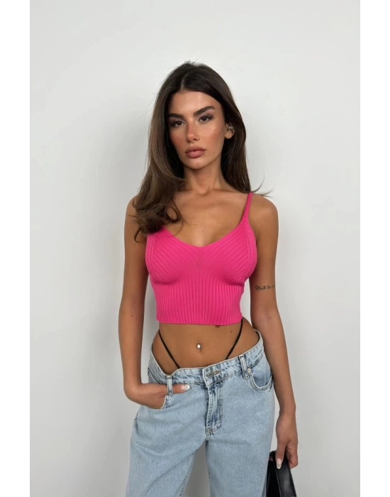 V Yaka Crop Bluz