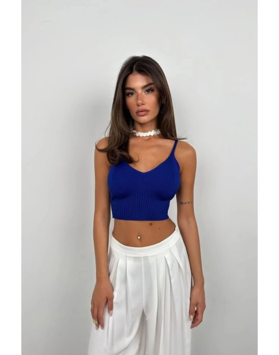 V Yaka Crop Bluz
