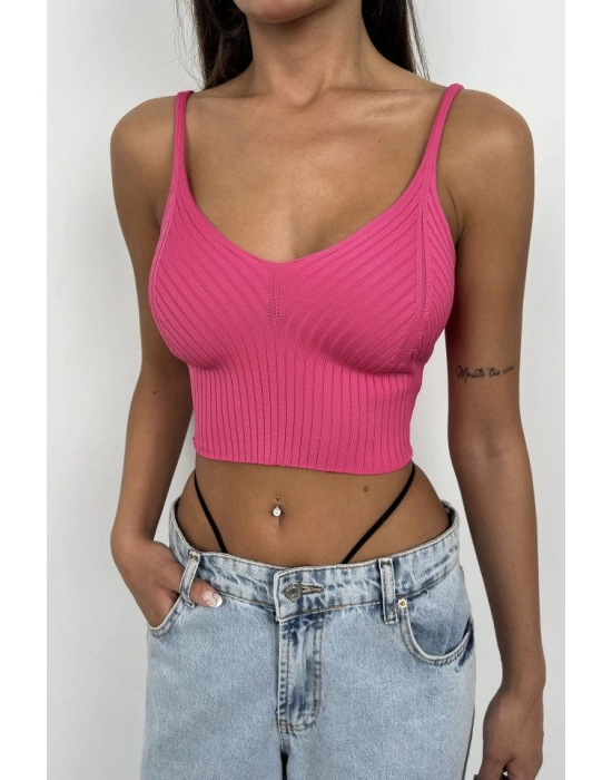 V Yaka Crop Bluz