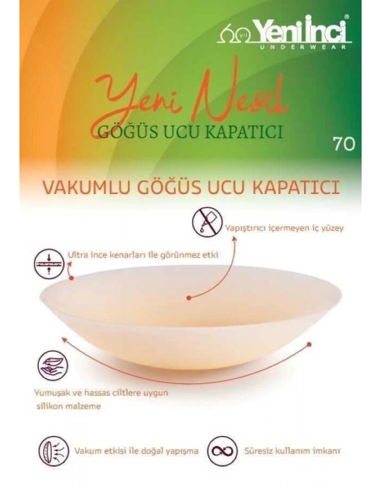 VAKUMLU GÖĞÜS UCU KAPATICI