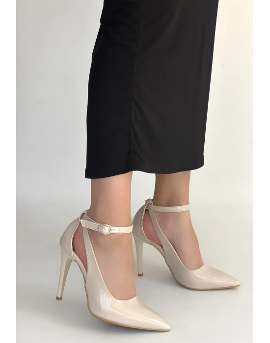 Wenni Bej Rugan Stiletto Ayakkabı