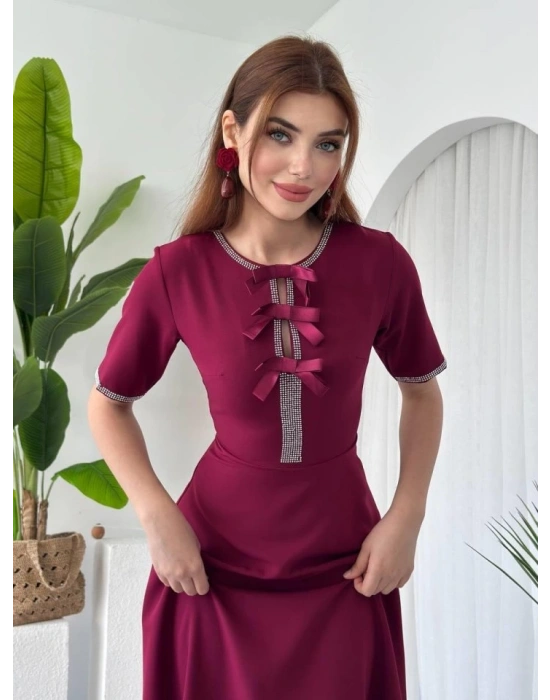 Kadın Fermuarlı Topuklu Lastikli İnce Yüksek Rugan Kırışık Modern Çizme
