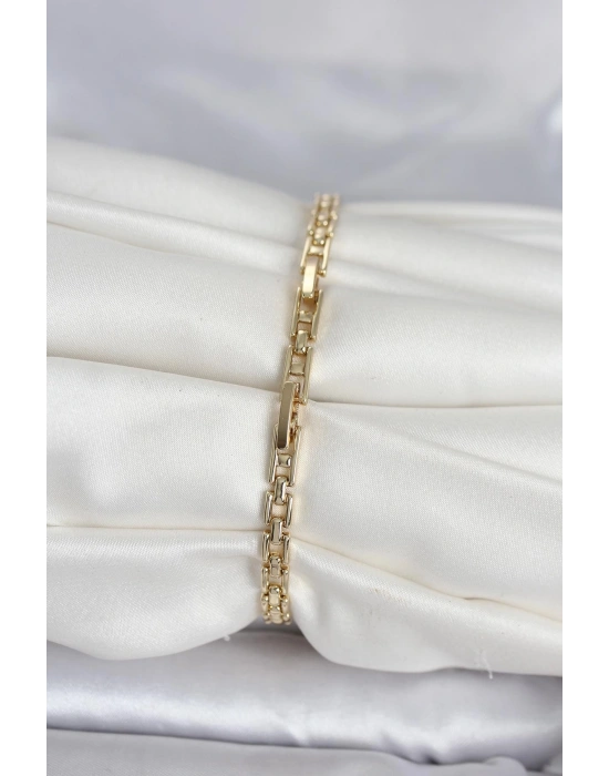 Xuping Model Zirkon Taşlı Gold Renk Kadın Bileklik