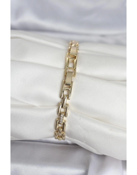 Xuping Zincir Model Gold Renk Kadın Bileklik