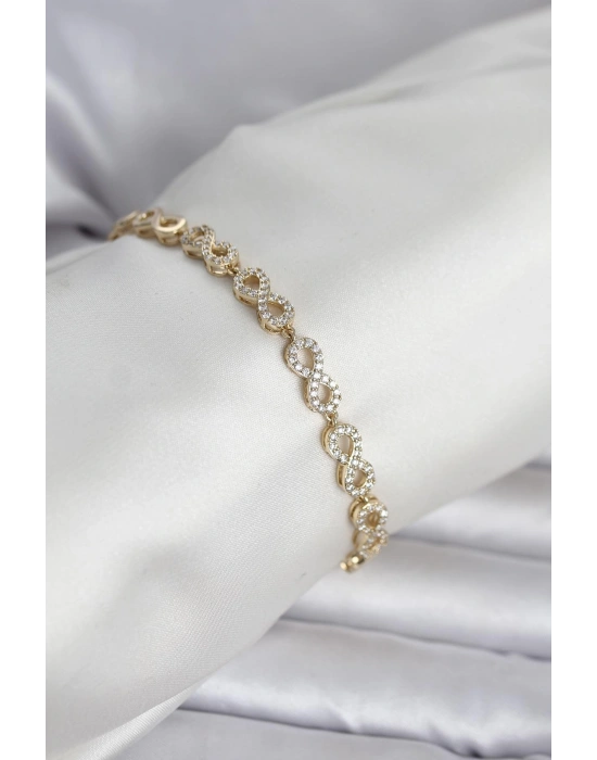 Xuping Zirkon Taşlı Sonsuzluk Model Kadın Bileklik