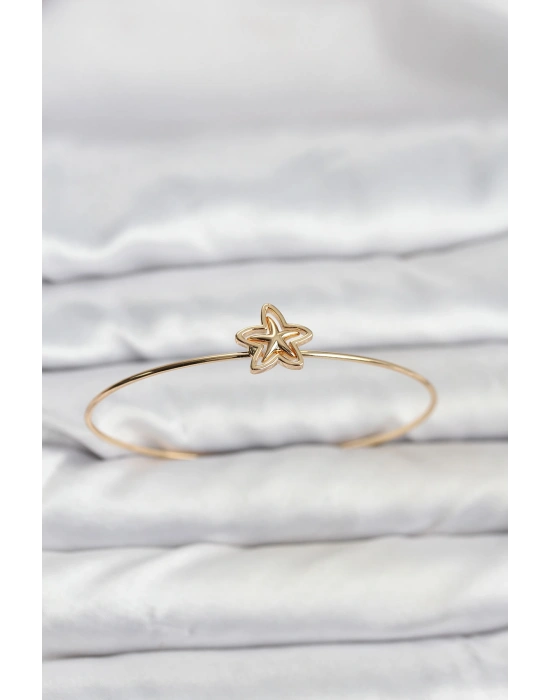 Yıldız Model Gold Renk Bileklik