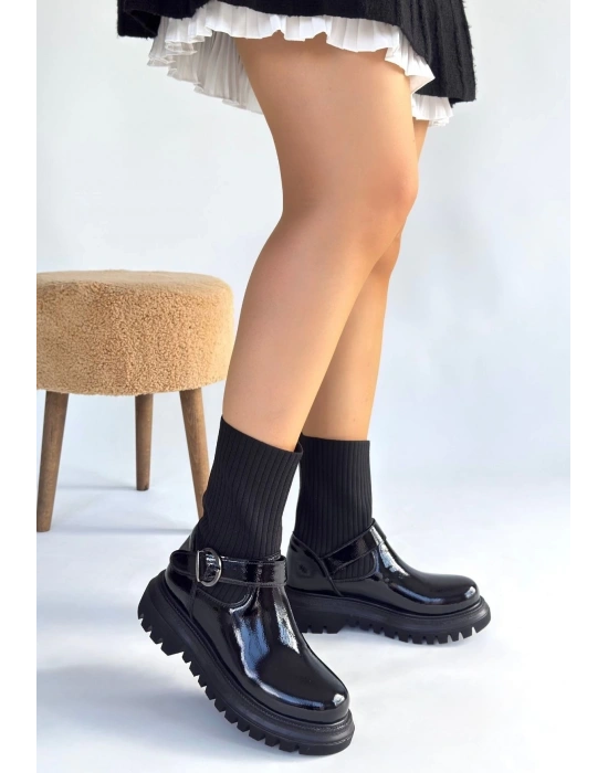 Zerta Siyah Rugan Streçli Bot