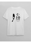 10 Kasım Atatürk Baskılı T-shirt - Beyaz