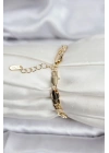 14K Gold Renk Kaplama Zincir Model CM Kadın Bileklik
