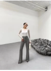 230 Gr Poly Viscose Full Lycra İspanyol Paça Pantolon