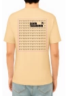 24/1 Düz Arka Sizin Tasarımınız Oversize T-shirt - Bej