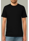 24/1 Düz Arka Sizin Tasarımınız Oversize T-shirt - Siyah
