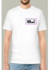 24/1 Düz Ön Arka Sizin Tasarımınız Oversize T-shirt - Beyaz