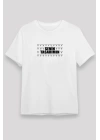 24/1 Düz Ön Sizin Tasarımınız Oversize T-shirt - Beyaz