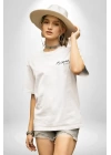 30 Ağustos Unisex Baskılı T-shirt - Beyaz