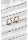 316L Çelik Gold Renk 12 mm Halka Kadın Küpe