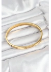 316L Çelik Gold Renk 65 mm Kadın Kelepçe Bileklik