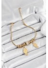 316L Çelik Gold Renk Balık Model Kadın Bileklik