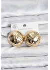 316L Çelik Gold Renk Vintage Kadın Küpe