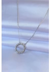 316L Çelik Gold Renk Zirkon Taşlı Xoxo Kadın Kolye
