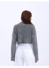 43191 TRİKO CROP KAZAK-ANTRASİT