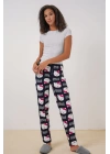 4323 Desenli Pijama Altı - A.Lacivert