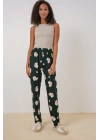 4323 Desenli Pijama Altı - Y.Zümrüt
