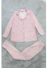 5-12 Yaş Çocuk Süet Pijama Takım Tozpembe - 30213.1048.