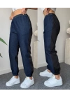 6627 KOT PANTOLON-MAVİ