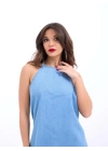 6771 KOT ELBİSE-MAVİ