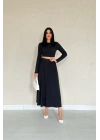 Kadın Fermuarlı Günlük Streç Uzun Arkadan Modern Çizme
