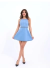 6952 KOT ELBİSE-MAVİ