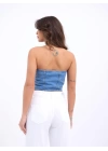 6991 KOT BLUZ-MAVİ