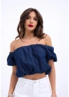 7341 CROP-MAVİ