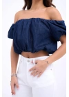 7341 CROP-MAVİ